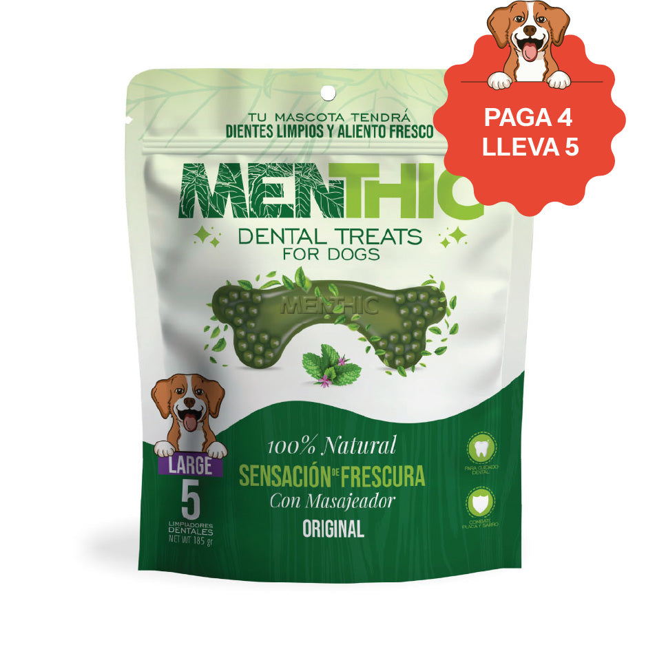¡Paga 4 lleva 5! - Menthic Hueso 185 gr - Talla Large