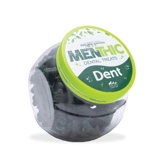 Huesos Dentales para Perros Menthic Bombonera 1000 g – Medium