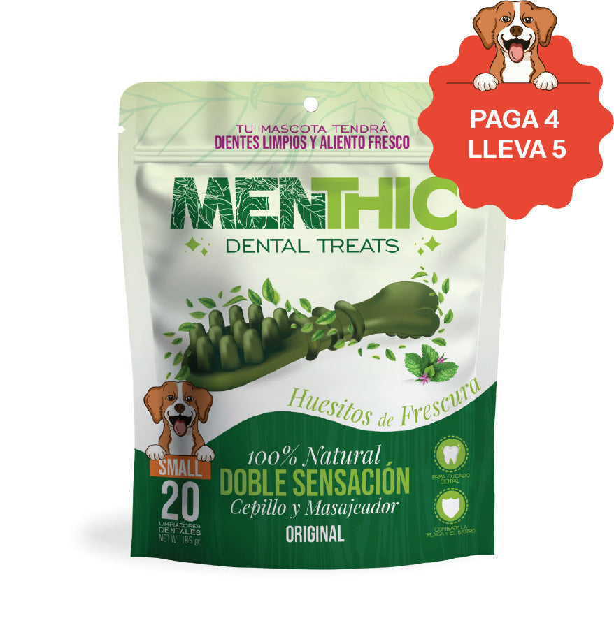 ¡Paga 4 lleva 5! - Menthic Cepillos 185 gr - Talla Small