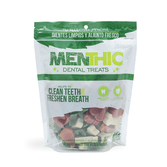 Mix Figuras Dentales para Perros Menthic 300 g – Snack Natural