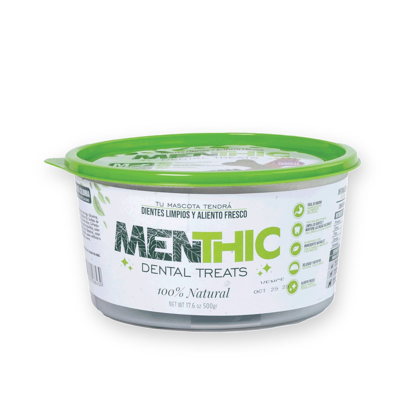 Mix Dentales para Perros Menthic Bombonera 500 g Medium  – Snack Natural