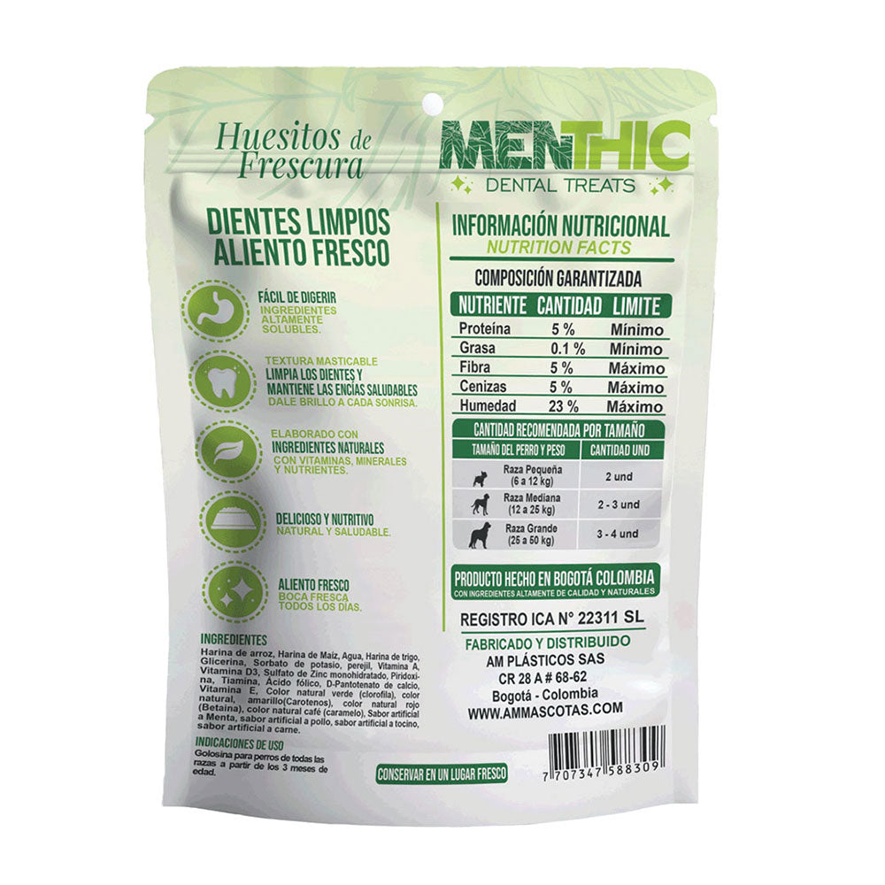 Menthic Dental Treats Cepillos Large, 5 unidades - ¡Lleva 5, Paga 4!