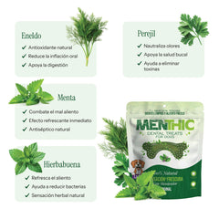 Snack Menthic Hueso Large 185g