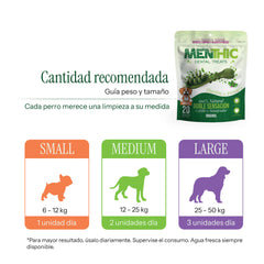 Snack Menthic Cepillos Small 185g