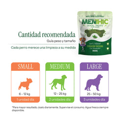 Snack Menthic Hueso Large 185g