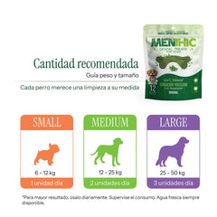 Snack Menthic Hueso Medium 185g