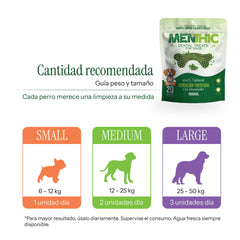 ¡Pague 4 lleve 5! - Menthic Hueso 185 gr - Talla Small