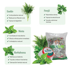 Menthic Mix Bolsa Repuesto 1000 gr + Bombonera