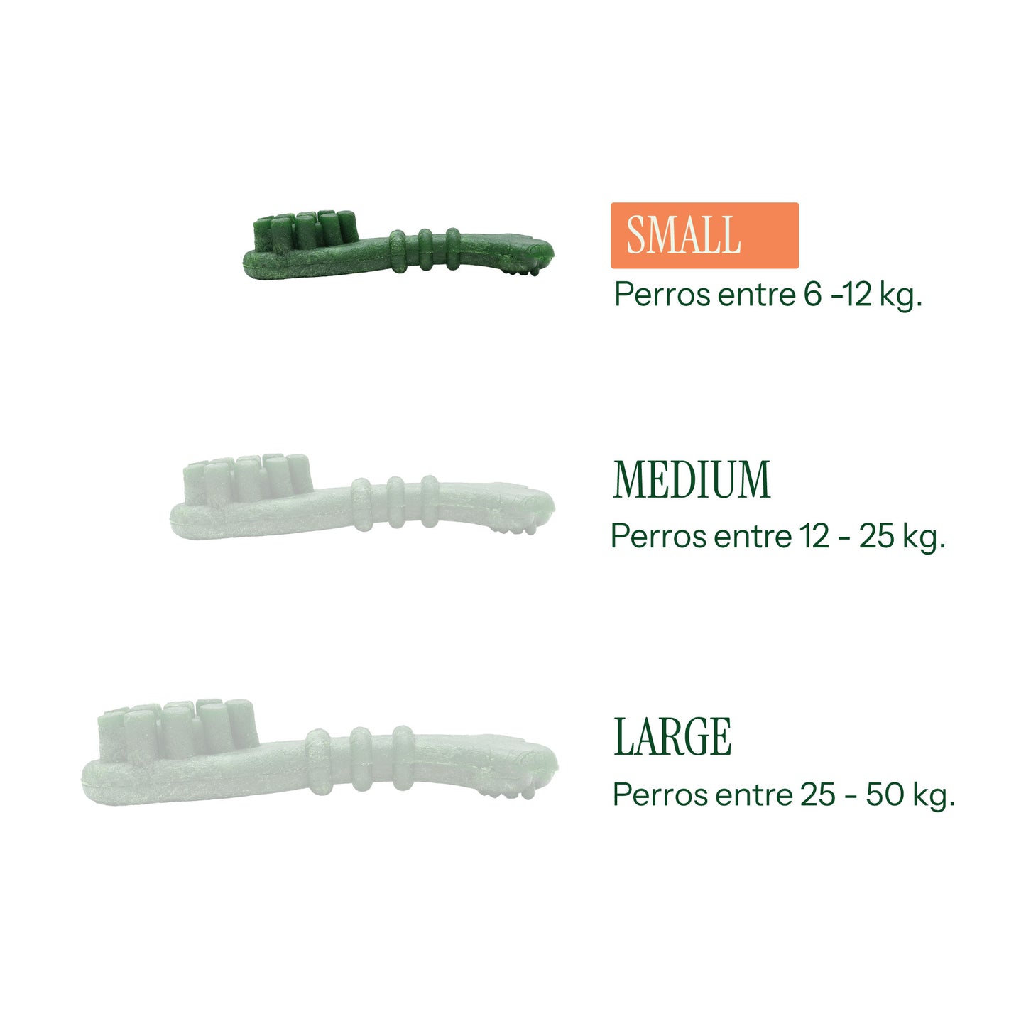 Cepillos Dentales para Perros Menthic Small x9 (79g) – Snack Natural