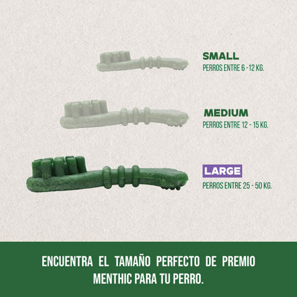 Menthic Dental Treats Cepillos Large, 5 unidades - ¡Lleva 5, Paga 4!