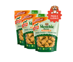 ¡Paga 2 lleva 3! Menthic Bones Articular x 6 Unidades - 120 gr