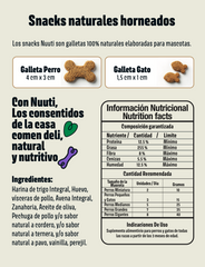 Nuuti Galletas Gato 150 gr - x 2 Unidades